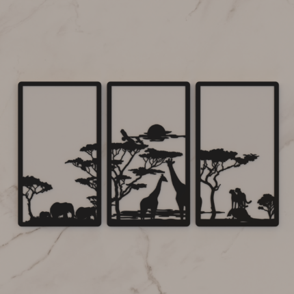 Savanna Sunset" Wall Art - Embrace the Wild Beauty of Africa