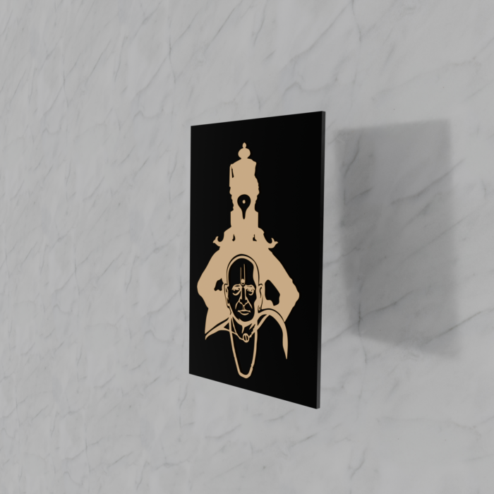 Swami Samartha Maharaj and Lord Vitthal Wall Art - Spiritual Décor